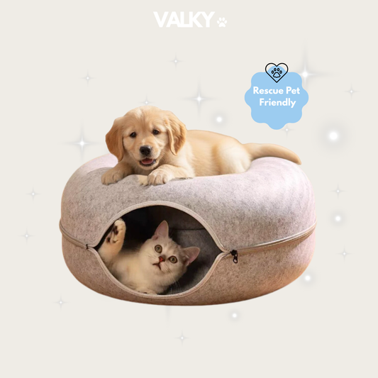 ValkyCurl™ — The Calming Tunnel Bed