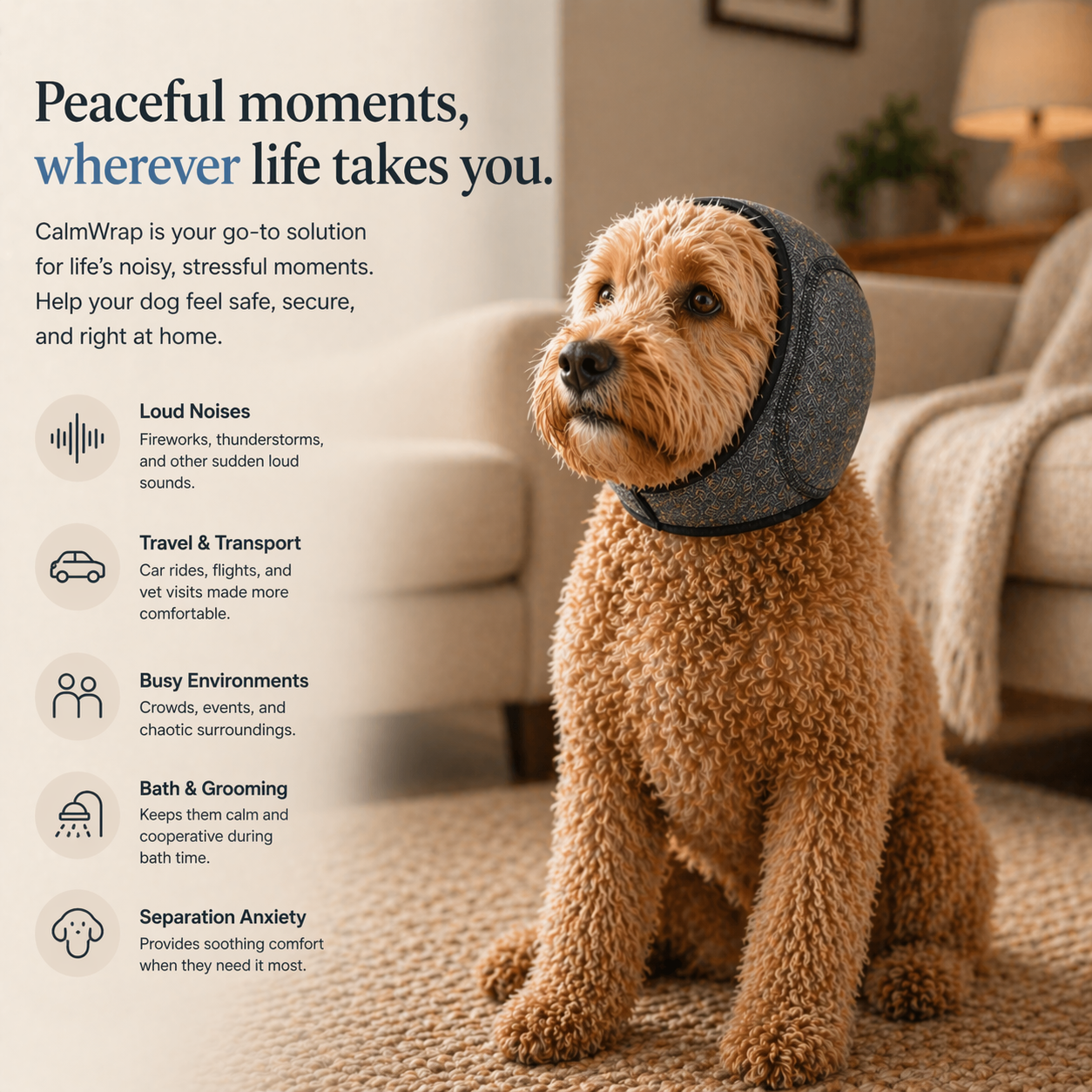 CalmWrap™ — Soothing Ear Cover