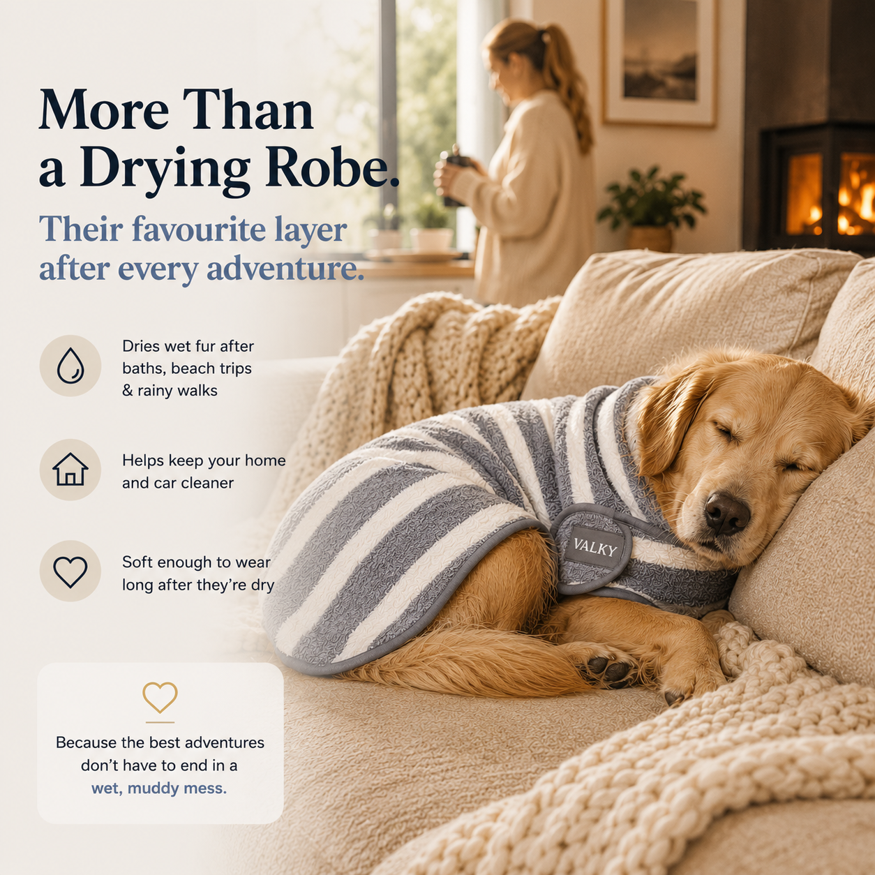 ValkyWrap™ — Quick-Dry Comfort Robe