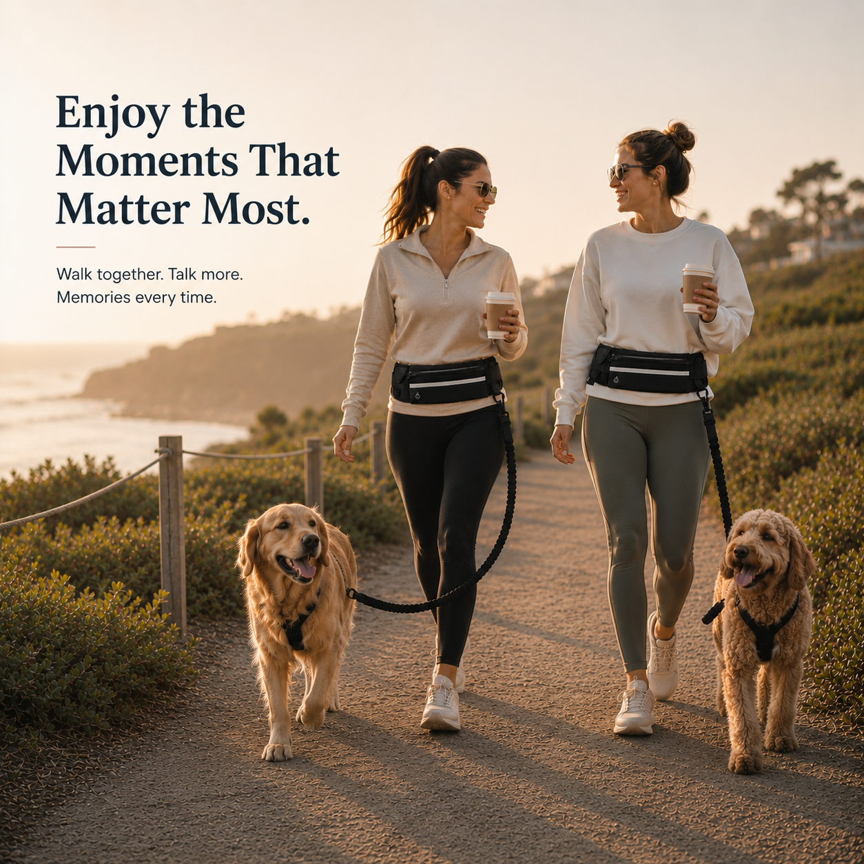 WalkFlow™ -Hands-Free Walking Leash