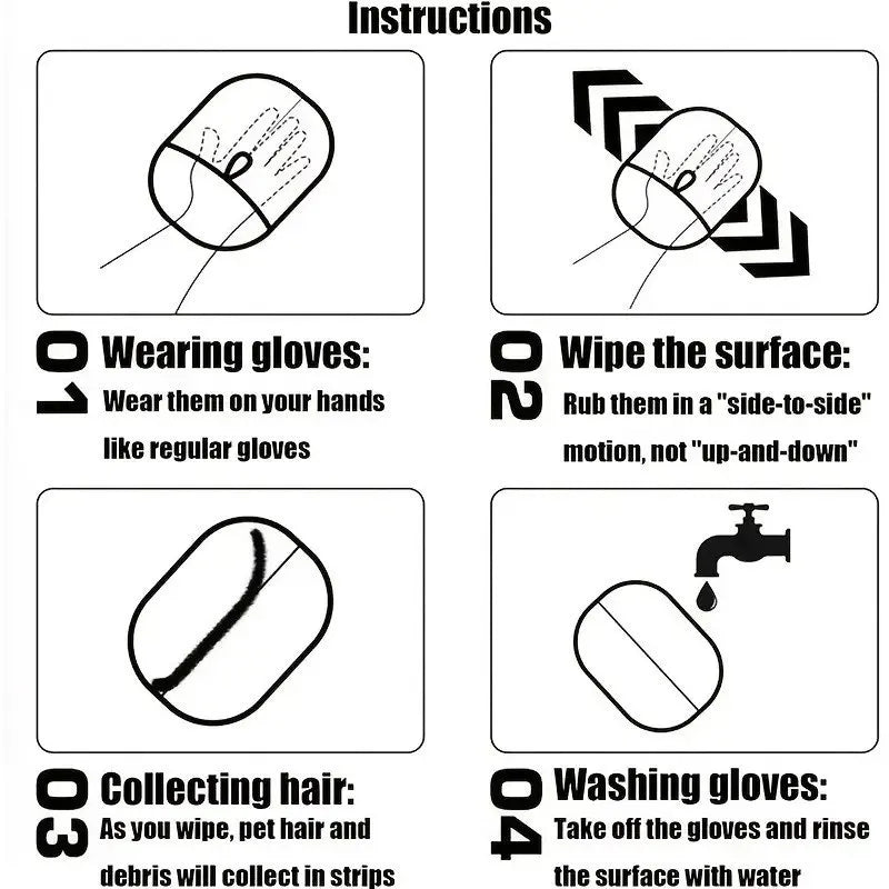 ValkyTouch™ – Pet Hair Removal Glove