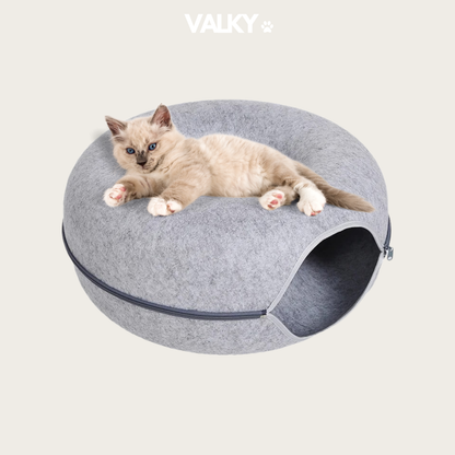 ValkyCurl™ — The Calming Tunnel Bed