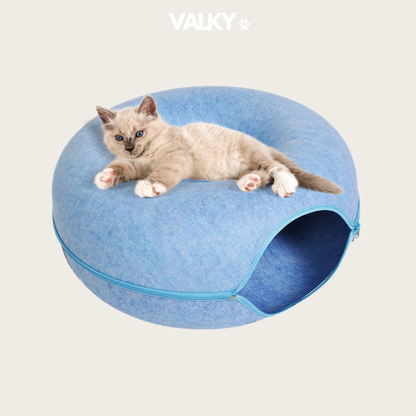 ValkyCurl™ — The Calming Tunnel Bed