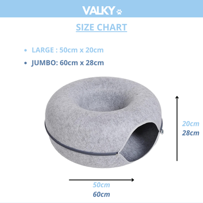 ValkyCurl™ — The Calming Tunnel Bed